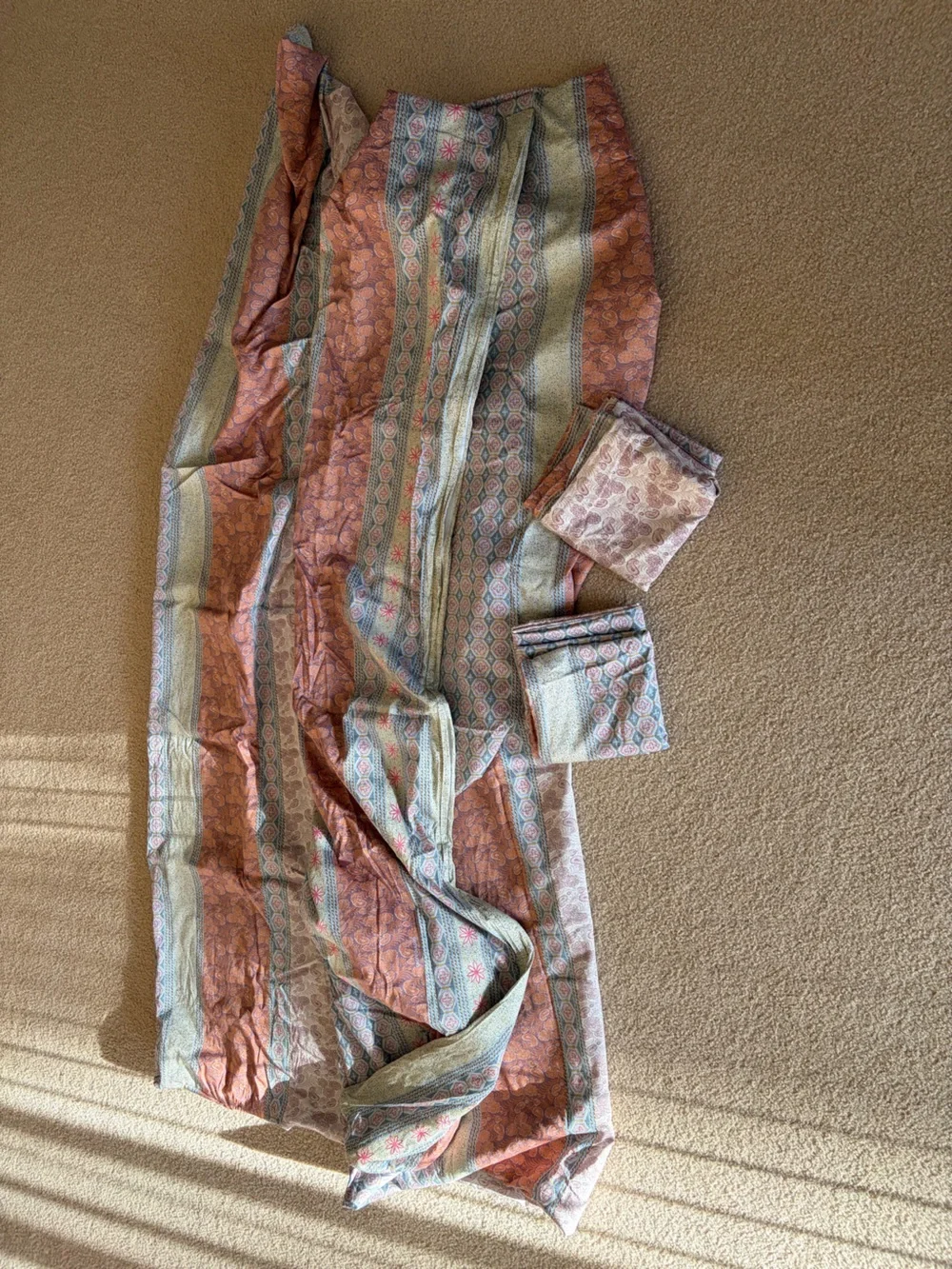 Bassetti Granfoulard KING Duvet Cover Set - Italian - washed but never used